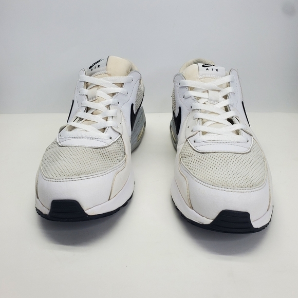 Nike Shoe Men's 12 Air Max Excee Sneakers CD4165-100 White & Black - Picture 8 of 16